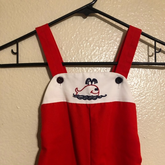 Vintage kids whale jumpsuit - Picture 3 of 6